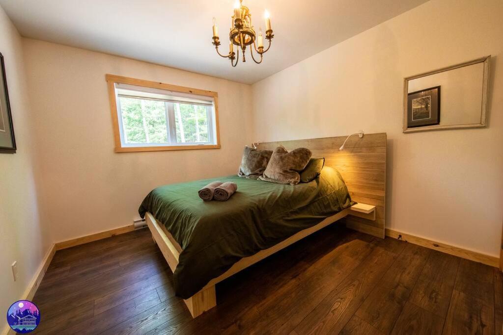 Chalet Deschamps- Spa- Chien Accepte- Nature- Estrie Mansonville Exterior foto