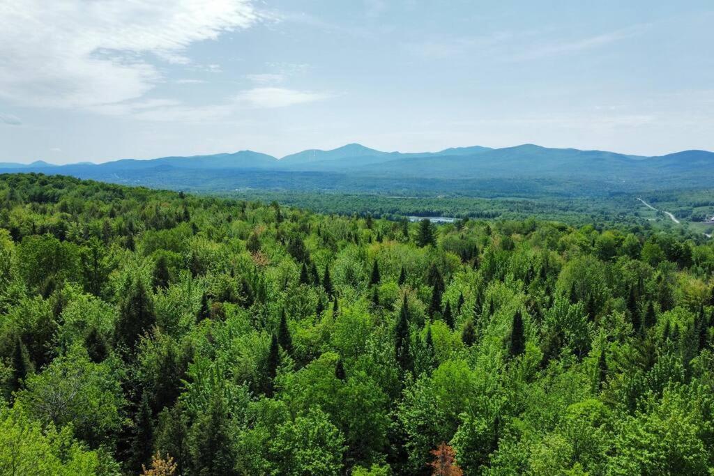 Chalet Deschamps- Spa- Chien Accepte- Nature- Estrie Mansonville Exterior foto